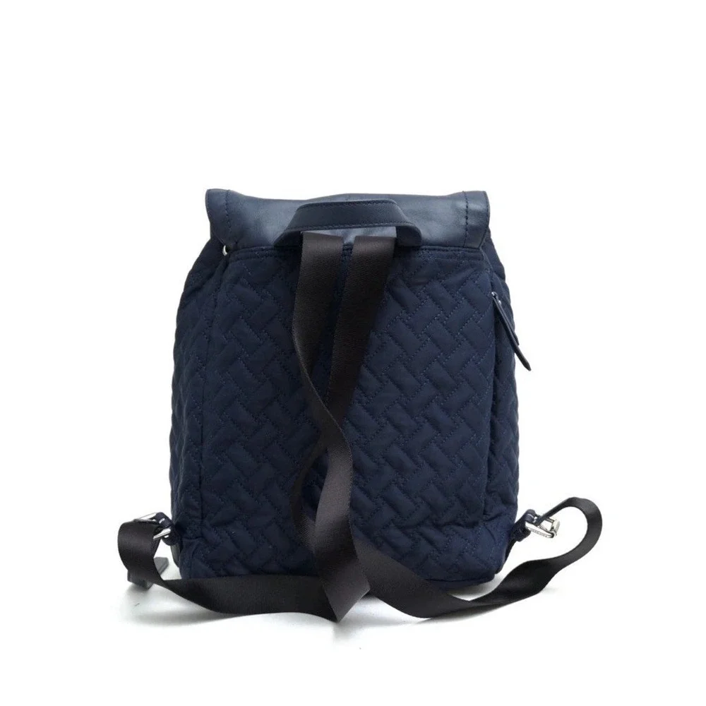Cole Haan Quilted Nylon Backpack Black